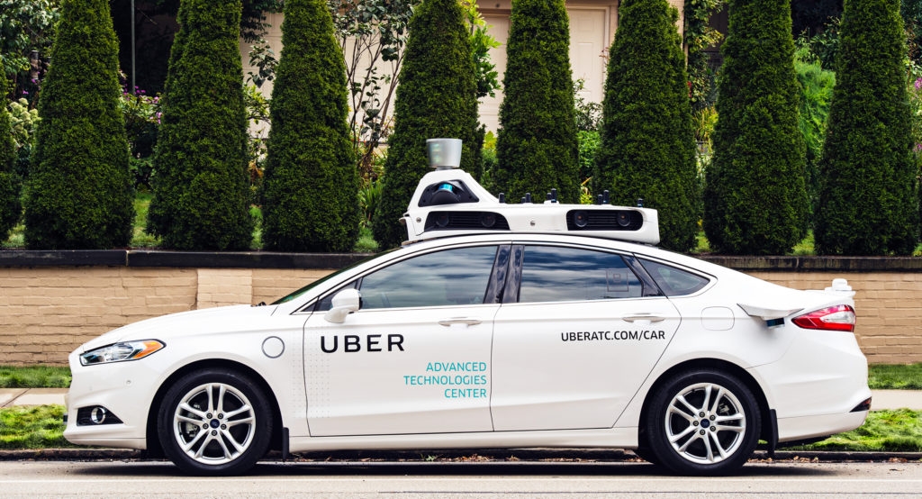 Uber запатентовала виртуального водителя и сигнальные табло для беспилотников