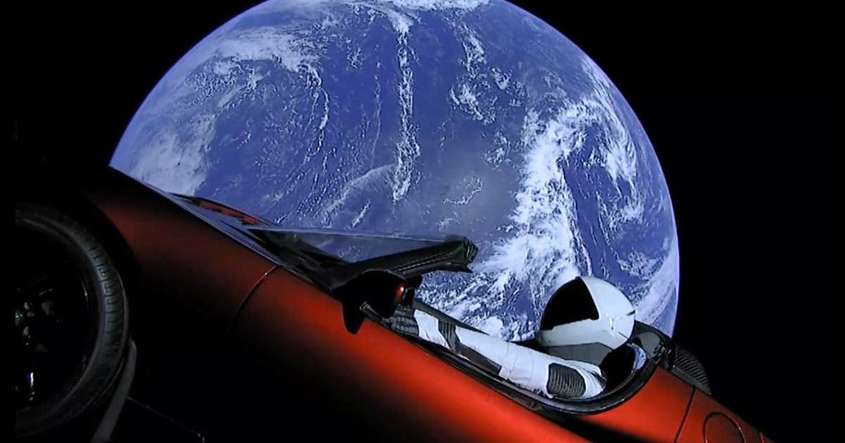 Автомобиль Тесла полетел на Марс